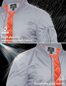 Chaquetas Cortavientos Personalizadas OEM de Alta Calidad, Chaquetas de Invierno Ligeras e Impermeables para Hombre y Mujer - Product Image 2