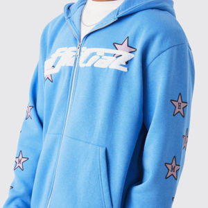 Ensemble de survêtement pour homme, streetwear d'hiver, à capuche, imprimé, 100% coton, avec logo personnalisé, service OEM et bon prix - Product Image 5