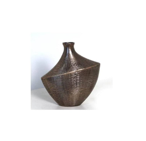 Vase à fleurs en aluminium plaqué argent, forme hexagonale, pour centre de table de mariage, décoration de la maison - Product Image 5