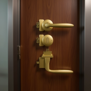 ชุดโรเซตต์ เวโรนา M151/42KV/42KVS F98-R ทรงกลม OB DIN ซ้าย/ขวา D/D HOPPE ทองเหลือง สำหรับตกแต่งสำนักงานและอุปกรณ์เสริม - Product Image 3