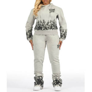 Ensemble de survêtement pour femmes, jogging décontracté, ensemble respirant et confortable, vêtements de sport pour l'entraînement et la course à pied - Product Image 2