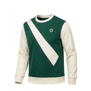 Sweat-shirt homme en coton mélangé de qualité supérieure, coupe ajustée et look élégant, idéal pour les voyages et la mode quotidienne. - Product Image 1