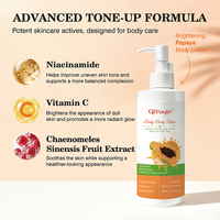 Lotion corporelle quotidienne coréenne à la vitamine C et au niacinamide, extrait de papaye, réduit la pigmentation