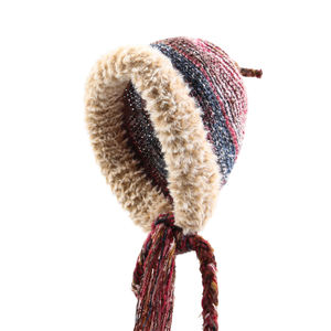 Chapeaux en tricot épais pour adultes, de haute qualité, colorés, avec une grande protection pour la tête, protection contre le froid des oreilles, sangle épaisse - Product Image 3