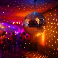 Ballons en feuille à thème disco funky Atpata pour fête dansante