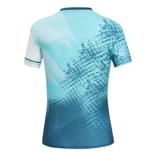 Camiseta deportiva de malla con logotipo personalizado sin marca para hombre Camiseta de fútbol recortada de talla grande con estampado sublimado - Product Image 2
