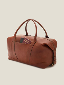 กระเป๋าทรงดัฟเฟิลของผู้ชายหรูหราออกแบบเองแบรนด์หรูหนังหรูหราความจุมากโพลีเอสเตอร์ทนทานสำหรับเมือง - Product Image 2