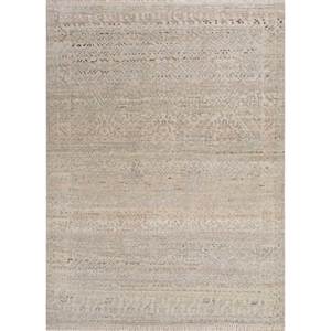 Tapis de grande surface en laine afghane noué à la main Viscaya Gold AKWL-1552, motif abstrait pour chambre, couloir, salon, design rectangulaire patchwork - Product Image 1