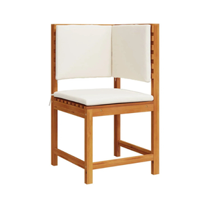 Silla de comedor moderna de teca para jardín, muebles de exterior de madera maciza para patio - Product Image 1