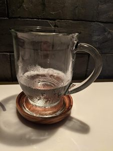 100% Natural Walnut <b>4</b> Inch Wooden Coasters <b>Set</b> 6 Pack with Anti-Scratch Backing <b>for</b> <b>Dining</b> Room Coffee <b>Table</b> Home Decor - Product Image 6