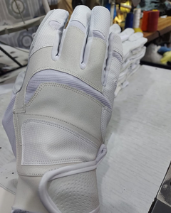 Gants de frappeur de baseball à manchette longue personnalisés professionnels durables Protection des mains Softball frappeur en peau de mouton Cabretta gants en cuir - Product Image 3