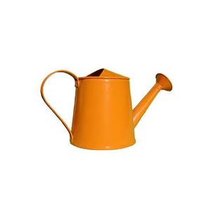 Vente chaude Orange Couleur Poudre Enduit Fer Métal Arrosoir Indien Fait À La Main Jardin Arroseur D'eau Indien En Gros Maison Et - Product Image 1