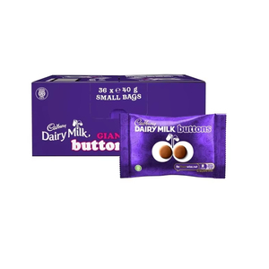 Cadbury Giant Milk Chocolate Buttons - 40g (<b>Box</b> of 36) - Product Image 1