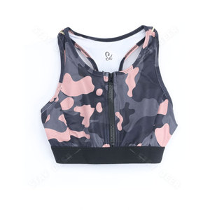 Sujetador deportivo de alta sujeción personalizado para mujer, sujetador de entrenamiento transpirable OEM/ODM para gimnasio, fitness, talla grande a prueba de golpes y logotipo frontal - Product Image 4