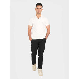 เสื้อโปโล Unze London Summer Slim Fit รุ่น MELKER ระบายอากาศได้ดี ผลิตจากผ้าโพลีเอสเตอร์ผสมฝ้าย 100% เนื้อผ้าอ๊อกซ์ฟอร์ดสีเข้มคุณภาพสูง สวมใส่สบาย มีไซส์พลัส - Product Image 1