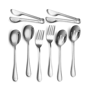 Cuchara para servir de boda de acero inoxidable, artesanías, cuchara de arroz, Pasta cuchara para servir de alta calidad, artesanías naturales - Product Image 6