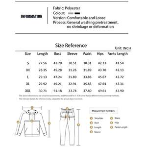 Conjunto de sudaderas con capucha y forro polar para hombre y mujer, ropa deportiva de nuevo diseño, conjunto de chándal informal con logotipo personalizado - Product Image 5