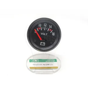 2 Zoll 52 mm 68 mm Auto mechanischer Voltmeter 8-16 V Voltgauge Messer schwarz Autogauge Instrument BX102440 DY107-05