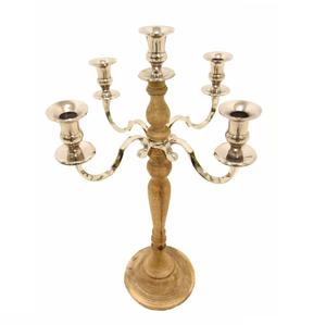 Produit très vendu Porte-bougie en bois et métal Design moderne Pour la décoration d'hôtels et de restaurants Accessoires d'utilisation - Product Image 1