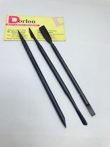 Empujador de cutículas de Plasma negro con etiqueta personalizada profesional, herramienta de eliminación de uñas de acero inoxidable sostenible, uso privado - Product Image 6