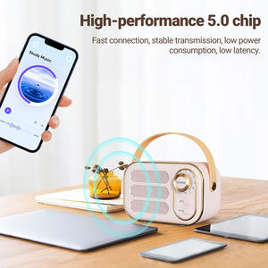 <span class=keywords><strong>Altavoces</strong></span> de Estilo Vintage para ordenador portátil y Chica, altavoz inalámbrico inteligente con Subwoofer para coche - Product Image 6