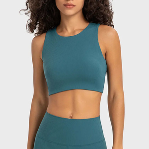 OEM Logo personnalisé couleur unie Yoga à manches courtes à manches longues Sportswear Gym Fitness course Leggings ensemble séchage rapide femmes 2026 - Product Image 4