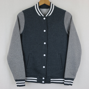 Patch personnalisé broderie à manches longues Baseball Letterman Varsity Jacket pour hommes grande taille pull Bomber Coat - Product Image 4