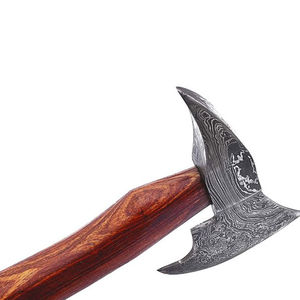 Hache Tomahawk professionnelle de qualité industrielle pour l'extérieur Manche en bois personnalisé Lame durable forgée à la main Garantie de 3 ans Exportateur - Product Image 4