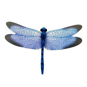 3D Dragonflies แม่เหล็กตู้เย็นส่องสว่างสําหรับตกแต่งบ้านคริสต์มาสงานแต่งงาน