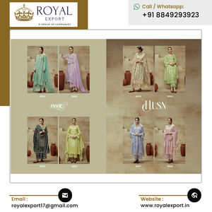 คอลเลกชันชุดซัลวาร์พิมพ์ลายผ้ามัสลินแท้สำหรับงานแต่งงานและปาร์ตี้ - Product Image 6