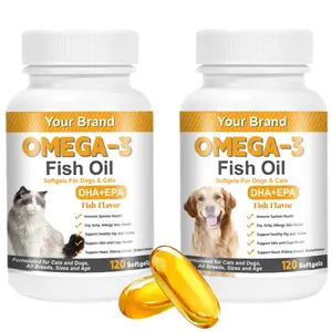Wholesale Immunity Supplement Deep Sea Fish Oil Soft Capsules Prevent Hair Loss Hair Removal For Cats And Dogs