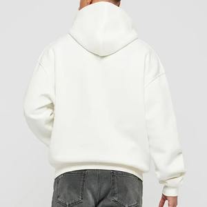 Sudaderas con Capucha para Hombre a la Moda al por Mayor, Diseño Personalizado, Color Sólido, 100% Algodón, Bordadas y Teñidas Lisas para Invierno - Product Image 2