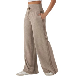 2026 New European Women's High Elastic Loose Wide Leg <b>Pants</b> Anti-Wrinkle Hip Hop Corduroy Summer Women's <b>Pants</b> & Trousers - Product Image 6