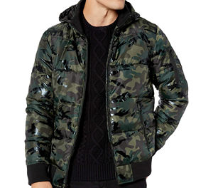 Private label Men Winter Puffer Quilted <b>Jacket</b> with Hooded Collar Zipper Closure OEM Service Outdoor Wear Puffer <b>Jacket</b> <b>for</b> <b>sale</b> - Product Image 6