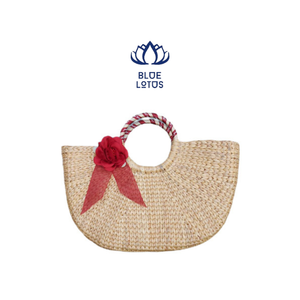 กระเป๋าสานแฮนด์เมดผักตบชวาพระจันทร์ - Product Image 5