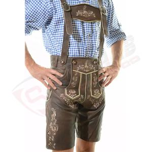 Traje de cuero bávaro para hombre, traje personalizado bordado, de alta calidad, venta al por mayor - Product Image 5