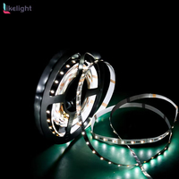 Tira de Luz LED RGBWW de 12 mm, 12 V, 60 LED, Flexible, Cortable, 5 en 1, Cambio de Color CCT, para Dormitorio y Sala de Estar, ODM OEM