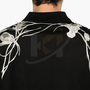 Nouveau design Polo à broderie pour hommes évacuant l'humidité Meilleure vente T-shirt polo à broderie surdimensionné pour hommes fabriqué dans la meilleure qualité - Product Image 6