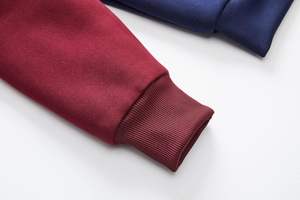 เสื้อมีฮู้ดโอเวอร์ไซส์ผ้าฝ้าย100% สีพื้น - Product Image 5