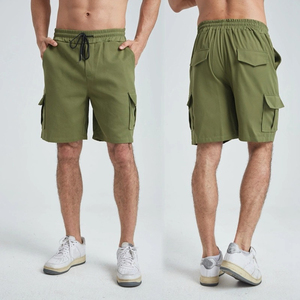 Short pour hommes OEM double couche de compression de sueur personnalisé Boxer de fitness en nylon 2 en 1 Short de sport cargo pour hommes - Product Image 6