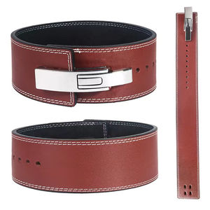 Ceinture de musculation personnalisée de haute qualité en cuir de vache véritable avec boucle en acier, haute résistance, robuste, largeur de 4 pouces, couleur personnalisée - Product Image 3