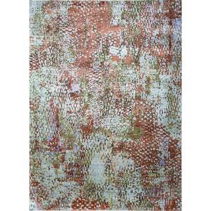 Alfombras Uvenuti de Lana y Seda de Bambú de Gran Tamaño, con Nudos Manuales y Patrón Abstracto para Hogar y Pasillo, Modelo Rectangular-1654 - Product Image 1