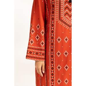 Ensemble de 3 pièces pour femmes, imprimé, en coton, avec broderie, vêtements décontractés d'été, 100% coton - Product Image 3