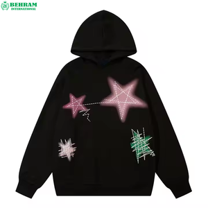 Sweat-shirt d'hiver 2026 de haute qualité pour homme, en coton épais doublé polaire, avec broderie et sérigraphie - Product Image 3