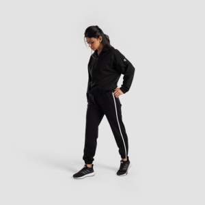 Veste capsule noire respirante d'automne avec col montant - Product Image 4
