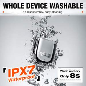 Tondeuse à poils de nez portable rechargeable pour hommes et femmes, lames à double tranchant, coupe manuelle indolore, tête amovible lavable, USB - Product Image 3