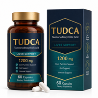 Capsules d'acide tauroursodésoxycholique (TUDCA) 1200mg à marque privée OEM avec NAC et chardon-Marie pour la fonction hépatique et le soutien intestinal – Direct Usine