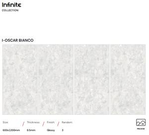 Azulejos de Porcelana Pulidos Grandes de Cerámica de 600x1200 mm, Antideslizantes, de Buen Diseño, para Pisos y Paredes, Sala de Estar, Hotel, Sala de Deportes, Casa de Campo - Product Image 2