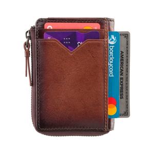 2022 New Arrival OEM Wholesale <b>Mens</b> <b>Wallets</b> Green Genuine Leather <b>Card</b> <b>Holder</b> New LCH-0204 - Product Image 3