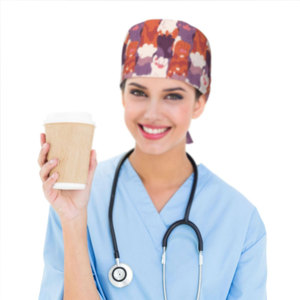 New In Stock Customized Color OEM Service Women <b>Scrub</b> Hat High Quality Material Women <b>Scrub</b> Hat - Product Image 6